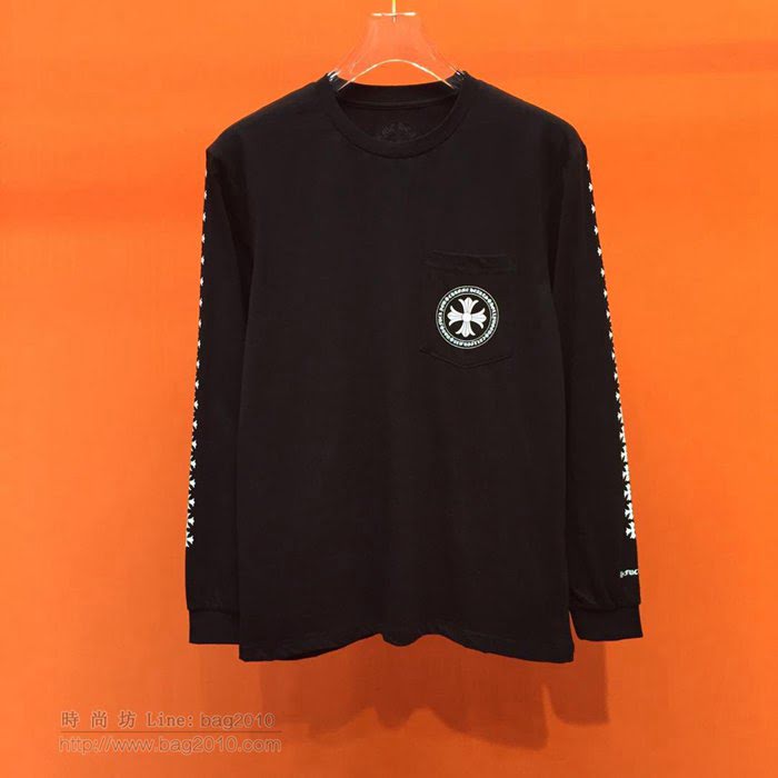 ChromeHearts男裝 19/20FW新款 最高品質 克羅心圓領衛衣 男士秋季打底衣 男士秋季新款單品  tzy2305
